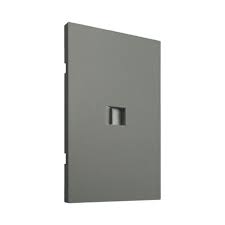PLACA LUXURY CONTACTO RED LAN TIPO RJ45 CAT5 GRIS OXFORD APL-409