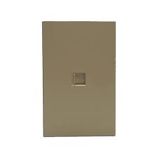 PLACA LUXURY CONTACTO RED LAN TIPO RJ45 CAT5 DORADO APL-509