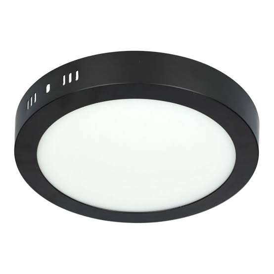 PLAFON REDONDO NEGRO 18W LUZ CALIDA YEE NGCHE-180030