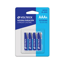 PILA ALCALINA "AAA" (4 pzs) VOLTECK 46316