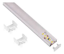 PERFIL LINEAL P/TIRA LED 2 MTS ALUM/PLASTICO QOP